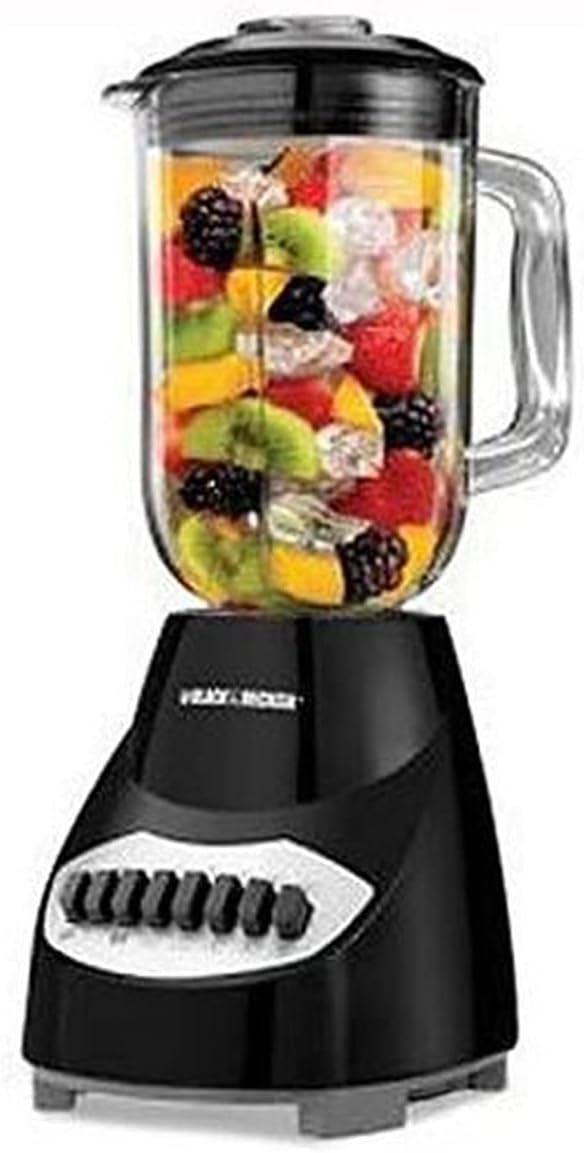 BLACK + DECKER (BLACK &amp DECKER) 10-Speed Blender Black.