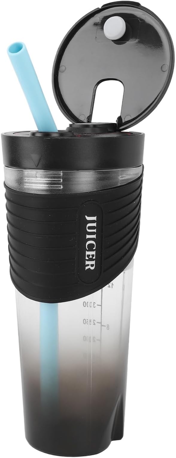 Fockety Portable Blender 460ml Shakes and Smoothies Blender with 6 Ultra Sharp Blades USB Rechargeable 4000mAh Mixer Shake Blender for Home Outdoor