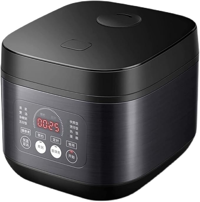 Rice Cooker Household Multi-Function Rice Cooker 24H Reservation and Heat Preservation Thicken Non-Stick Liner(5L) ()