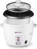 Alpina Rice cooker - 0.6 liter - 300 Watt - With cooking and heat control light - White