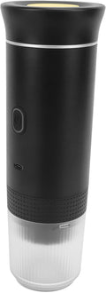 Asixxsix Portable Electric Coffee Machine Rechargeable Handheld Car Coffee Maker with Rich Flavor Lightweight Coffee Machine for Travel Office and Household Camping (Black)