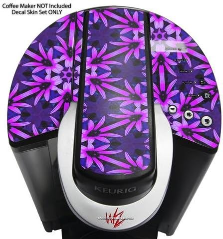 Decal Style Vinyl Skin compatible with Keurig K40 Elite Coffee Makers Daisy Pink (COFFEE MAKER NOT INCLUDED)