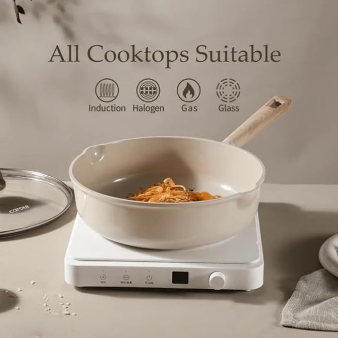 Nonstick Pots and Pans Set 13 Pieces Kitchen Cookware Sets Compatible for All Stoves