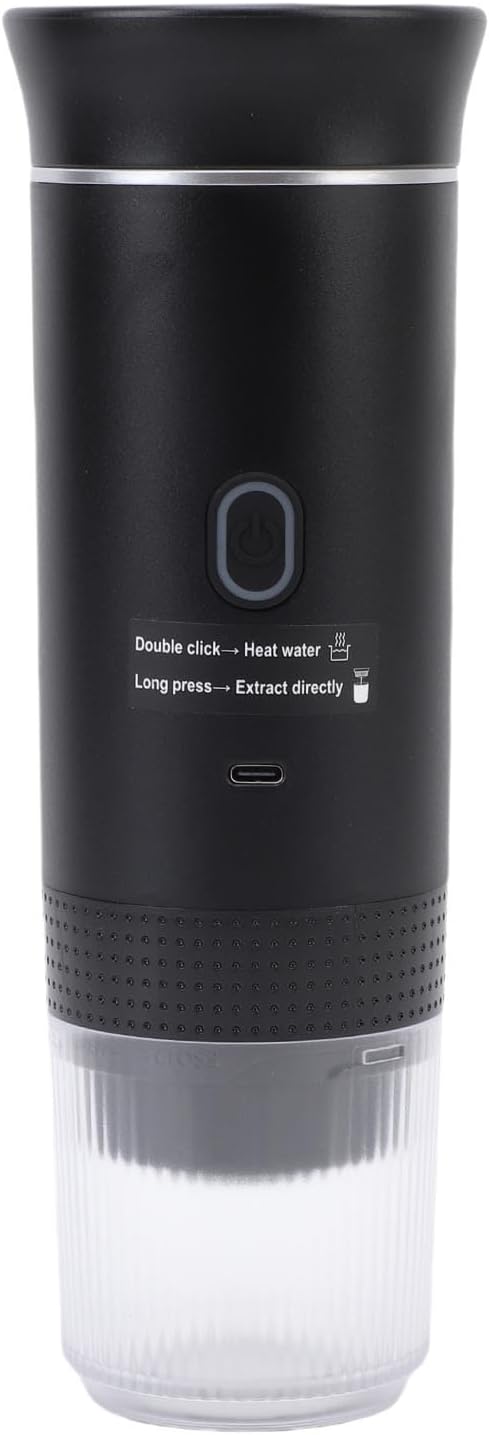 Yosoo Portable Coffee Maker Lightweight and Easy to Carry with 20 Bar High Pressure Pump USB C Charging Cable for Camping Travel and Office Ideal Present for Coffee Lovers (1)