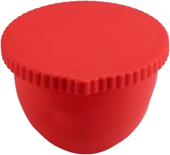 B50C Mixaid Silicone Liners With Lid Compatible For Kitchenaid Tilt-Head 5 Qt Mixers - Mixer Attachments Accessories(Red)