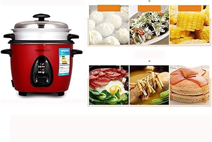 Electric cooker Red Rice Cooker Household 1-3 People Mini Rice Cooker Dormitory Ordinary Old-fashioned Steamed Rice Cooker