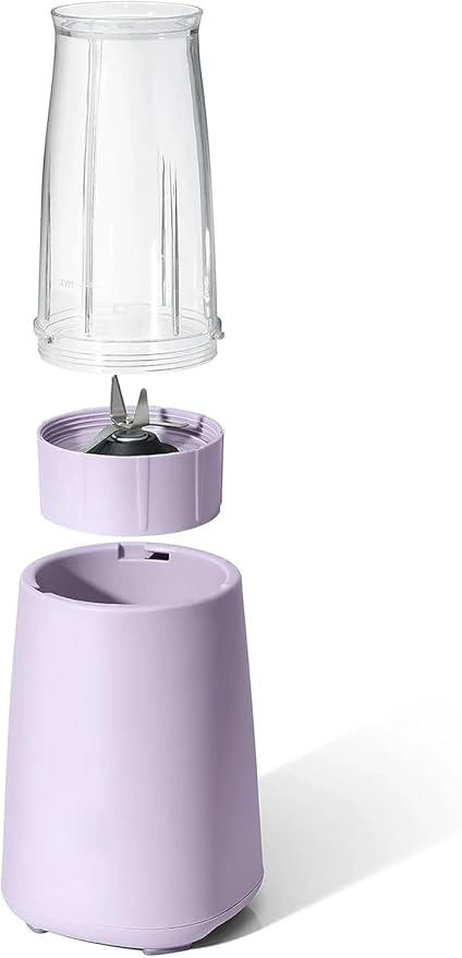 Personal Blender 12-Piece Set 240W Power BPA-Free Dishwasher Safe with Travel Cup and Grinding Blade (Lavender)