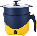 Household Electric Cooking Machine 1-2 People Hot Pot Single/Double Layer Non-Stick Pan Multifunction Electric Rice Cooker (Color : B Size : One Size) (B One Size)