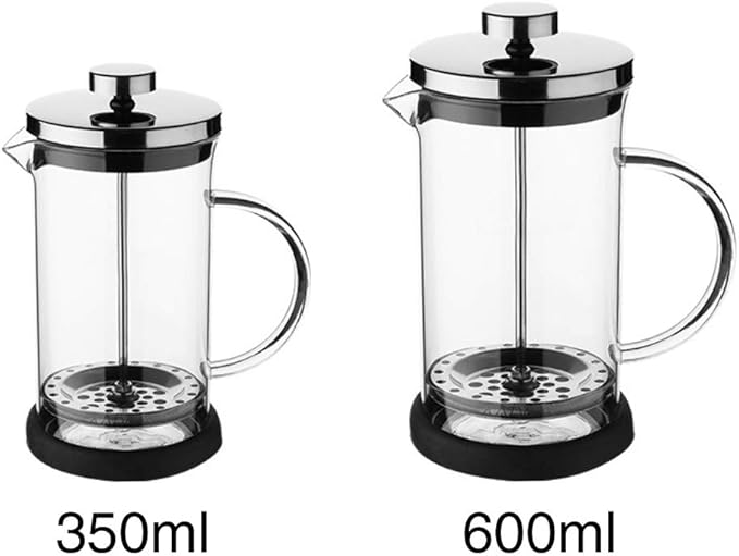 Coffee Press Filtration Stainless Steel Drinkware Manual Coffee Maker Tea Pot Portable French Press Pots(350ml)