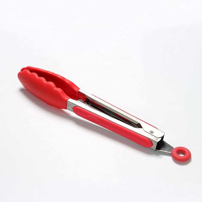10pcs Non-stick Silicone Cookware Set Kitchenware Suit Egg Scraper Spoon Spatula Brush Red