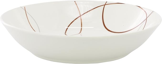 Elama Sydney 24 Piece Porcelain Double Bowl Dinnerware Set Service for 6