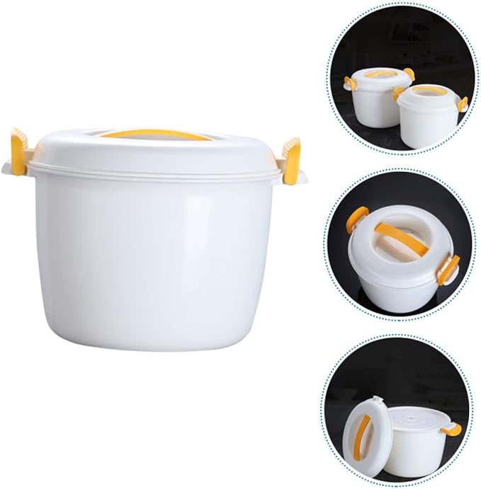 Didiseaon Microwave Rice Cooker Multifunctional Cooking Container Lightweight Portable - Plastic Aroma Housewares