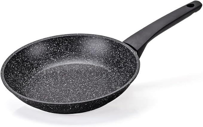 Moneta Magnolia Stone Black 5-Piece Cookware Set Also for Induction