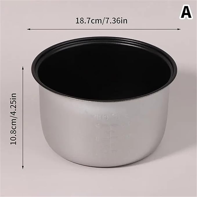 1pc Electric Pressure Cooker Liner 2L/3L Rice Pot Gall Inner Accessories(A)