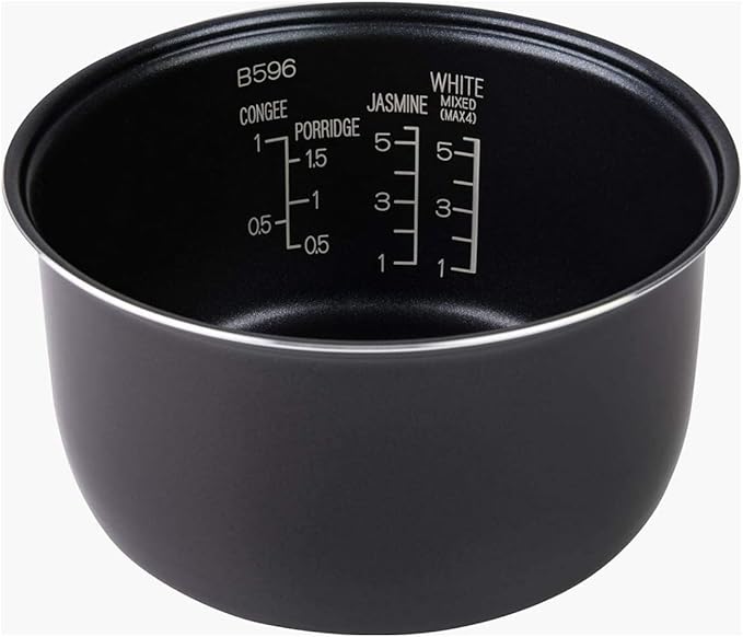 Zojirushi NL-GAC18 BM Umami Micom Rice Cooker &amp Warmer 10-Cup Metallic Black Made in Japan
