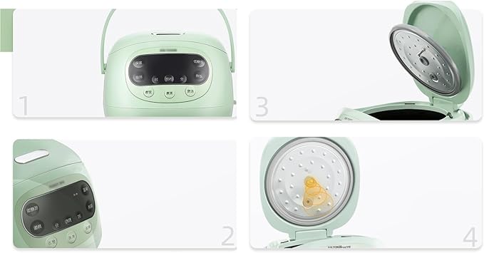 Rice Cookers Intelligent Rice Cooker 3L Household Rice Soup Separation Multifunctional Non-Stick Liner Steaming Rice Cooker Rice Maker