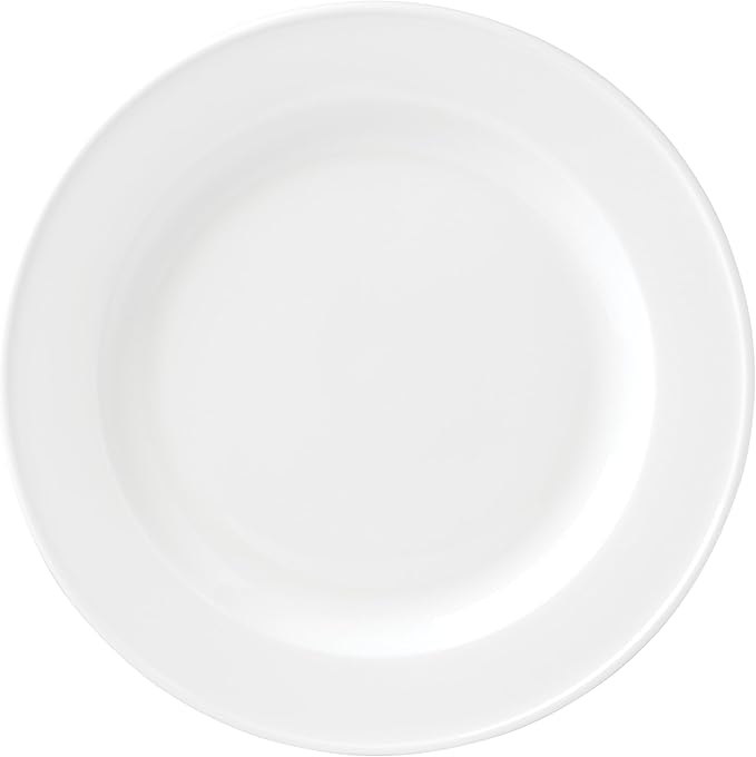 Lenox Dinnerware Set Studio 1414 Rimmed 12-Piece Set Service For 4 Bone China Material Dishwasher &amp Microwave Safe Home And Kitchen Kitchen And Dining Plates And Bowls Sets (White 12 Piece