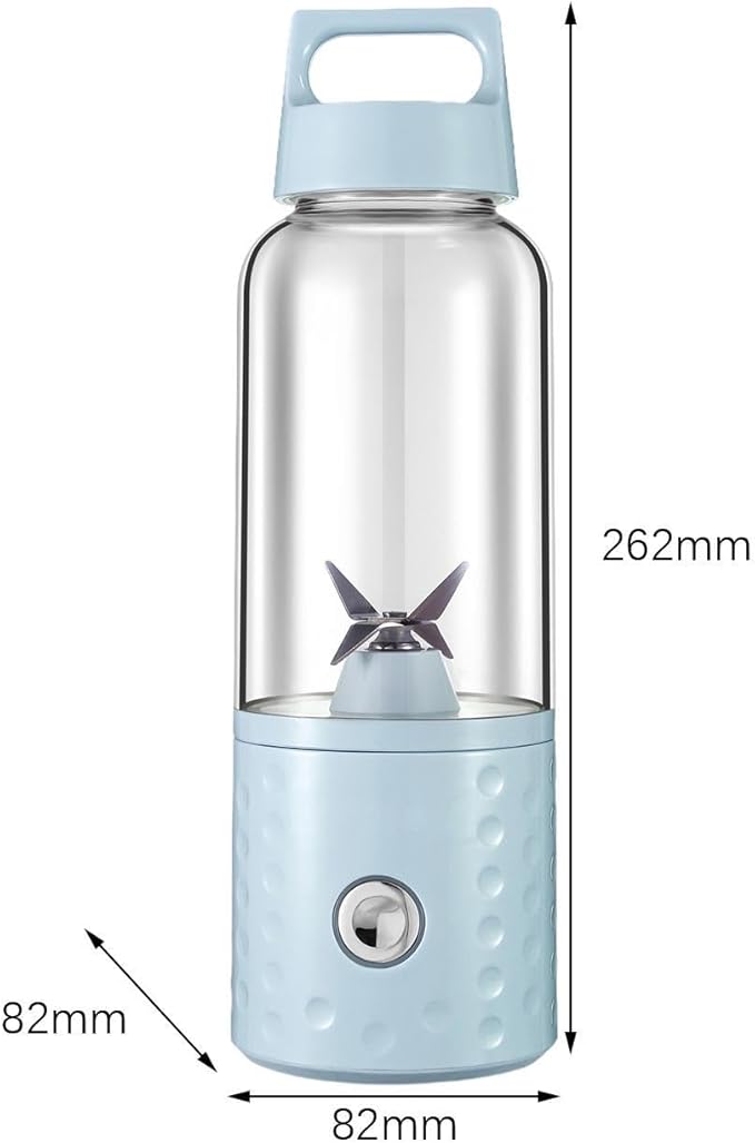 Portable Juicer Blender Electric Juicer Handheld Fruit Juicer Personal Fruit Mixer Mini Blender Cup Citrus Juicer Pink(Blue)