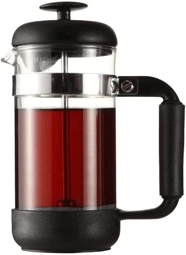 Press Coffee Maker Coffee Press CaffettiereCoffee MakerCoffee Tea Press Coffee Maker Glass Coffee Tea Maker Double Wall Insulate Heat Resistant Glass Tea Coffee PressScreens with Glass Handle No