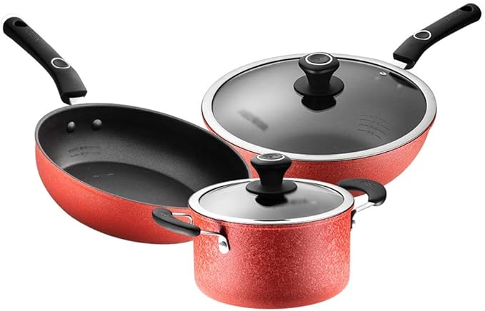 Cookware Aluminum Alloy Non Stick Pot Set Multi Functional Cooking Utensils for Household Kitchens Cookware Set