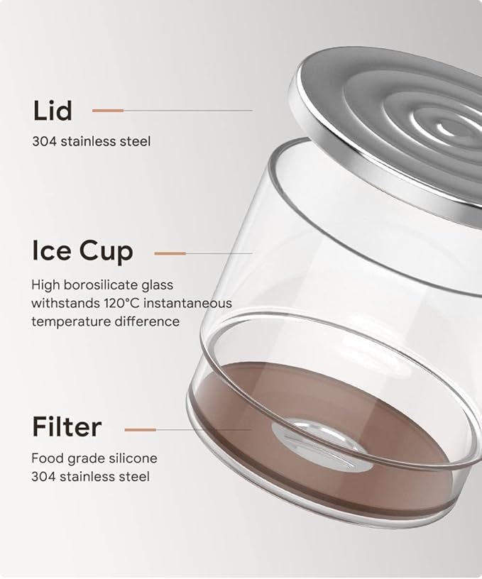 2-in-1 Cold Brew Dripper Cold Brew Coffee MakerIce Drip Coffee Maker 300ml - Coffee maker for cold brewed coffee and tea coffee maker for cold extraction