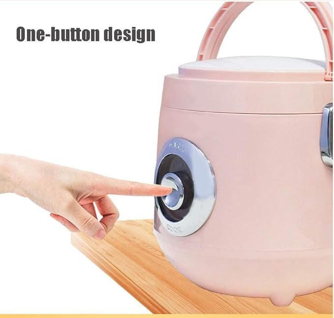 Portable Rice Cooker Electric Food Warmer Mini Multicooker With Keep-Warm Function Premium Quality Inner Pot Spatula