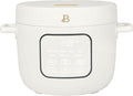 B- 14-Cup Cooked Electric Rice &amp Grain Cooker 6-Cup Uncooked Capacity Ceramic Nonstick Coating Multi-Grain Cooking Automatic Keep Warm (White Icing)