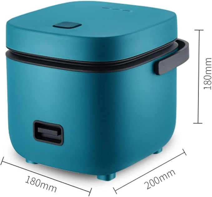 THEGA Rice Cooker - Mini Rice Cooker Home Kitchen Appliances 2-Layer Heating Food Steamer Multifunction Meal Cooking Pot Cooking Pot with Non-Stick Coating Kitchen Cookware Pot (Color : Blue)