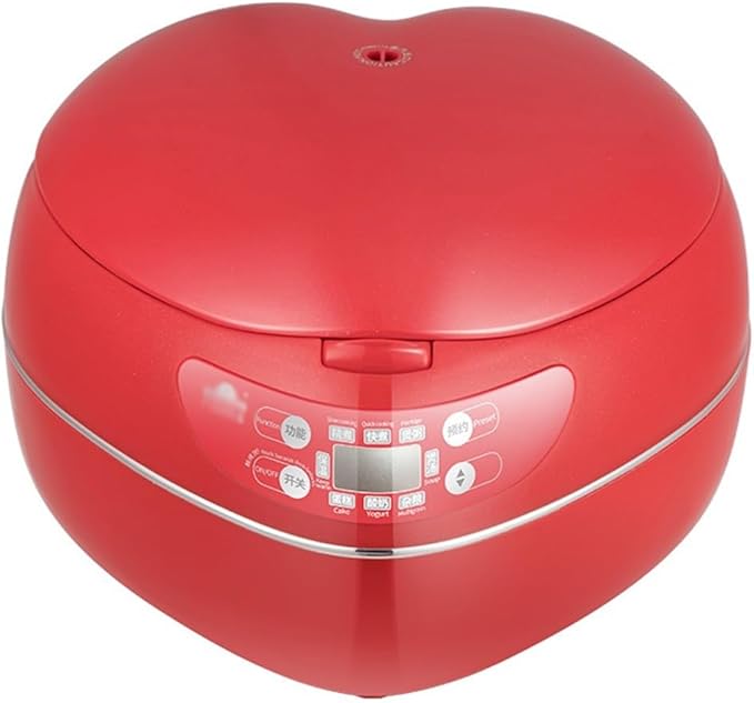 GRFIT Peach Shaped Electric Rice Cooker Intelligent Mini Electric Rice Cooker Household 1-2-3 People Kitchen Cooking (Color : B) jinyi2016SHOP-1998