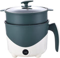 Household Electric Cooking Machine 1-2 People Hot Pot Single/Double Layer Non-Stick Pan Multifunction Electric Rice Cooker (Color : B Size : One Size) (B One Size)
