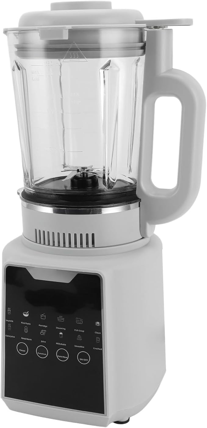 Automatic Nut Milk Maker Multifunctional Low Noise Keep Warm 24H Timer 1200W 1650ml Capacity (US Plug 110V)