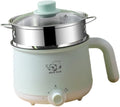 Electric Cooking Pot Raman Cooker with Handle Portable Cooking Pot Electric Rice Cooker for Pasta Steak Eggs Dumpling steel steamer