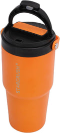 BAFOVY Portable Extraction Coffee Cup Stainless Steel USB Charging Electric Coffee Maker with 600ml Capacity and 12h Heat Retention for Travel and Outdoor