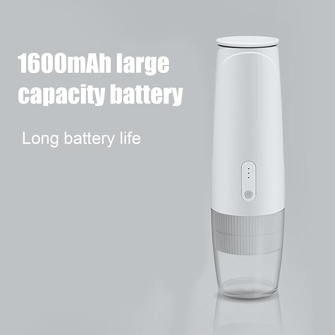 aqxreight Coffee Machine Portable Automatic Electric Heating Coffee Maker for Home Travel UseFor With Interface of Charging With Can Life Long Lasting Battery About Charge (powder version)