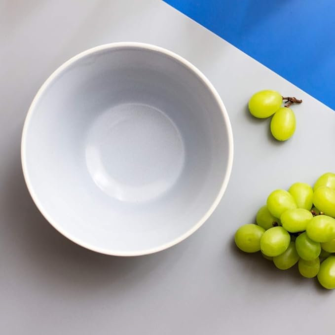 Aito Seisakusho 567-510 Mino Ware Siel Bowl &amp Spoon Pair Living Alone 2 Living Set Gray Dishwasher Microwave Safe Made in Japan