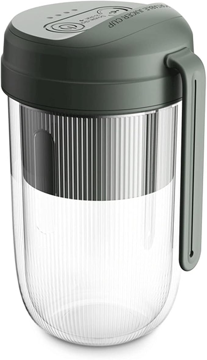 Portable Blender Juice Cup Personal Mixer Fruit Rechargeable With USB Mini Blender For Smoothie Fruit Juice (Color : Red) (Green)
