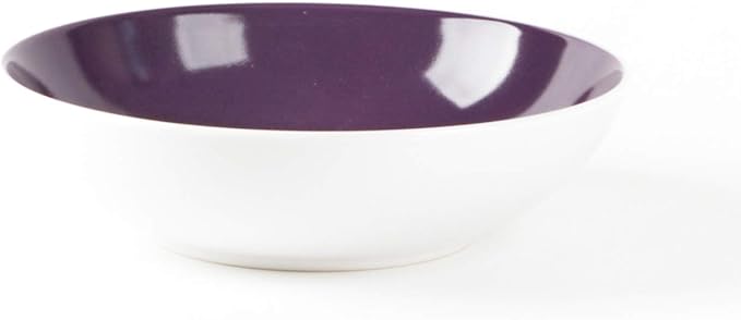 Stoneware Coupe Shape Soup/Pasta Bowl - 8 inch - Set of 6 Very Rose Assorted Colors