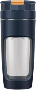Personal Size Blender Electric Juicer Cup Lightweight Easy Clean Automatic Rechargeable with Ice Crusher Blade for Work Study Blue(Blue)