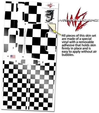 Decal Style Vinyl Skin compatible with Keurig K10 / K15 Mini Plus Coffee Makers Checkers White (COFFEE MAKER NOT INCLUDED)