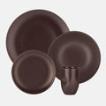 Oxford Unni-Iron Stoneware 16 Piece Dinnerware Set Service for 4