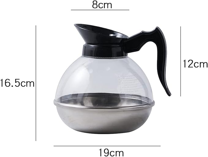 Kettle Stainless Steel Coffee Maker French Press Coffee Machine Double-Wall Insulated Coffee Pot 1800ml Coffee Pot