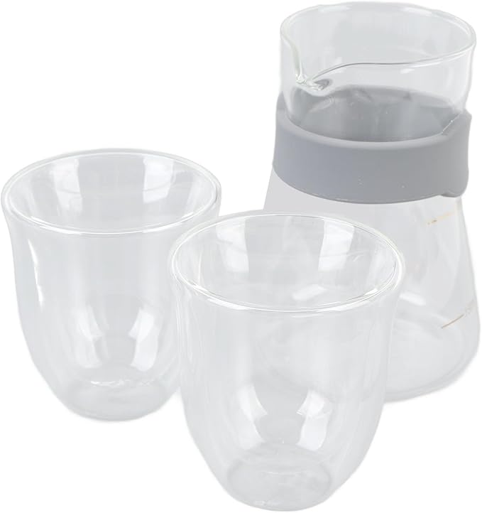 MAVIS LAVEN Pour Over Coffee Maker High Borosilicate Glass Heatproof Coffee Dripper 300ML Pot for Home Office Shop