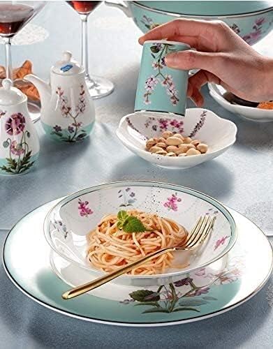 Dinnerware Sets - Luxury Gift Dishes Service Set Chinese Style Porcelain 60-Piece Dinner Set Vintage Dining Dessert Set Bone China Dinnerware Set (Service for 10 People)