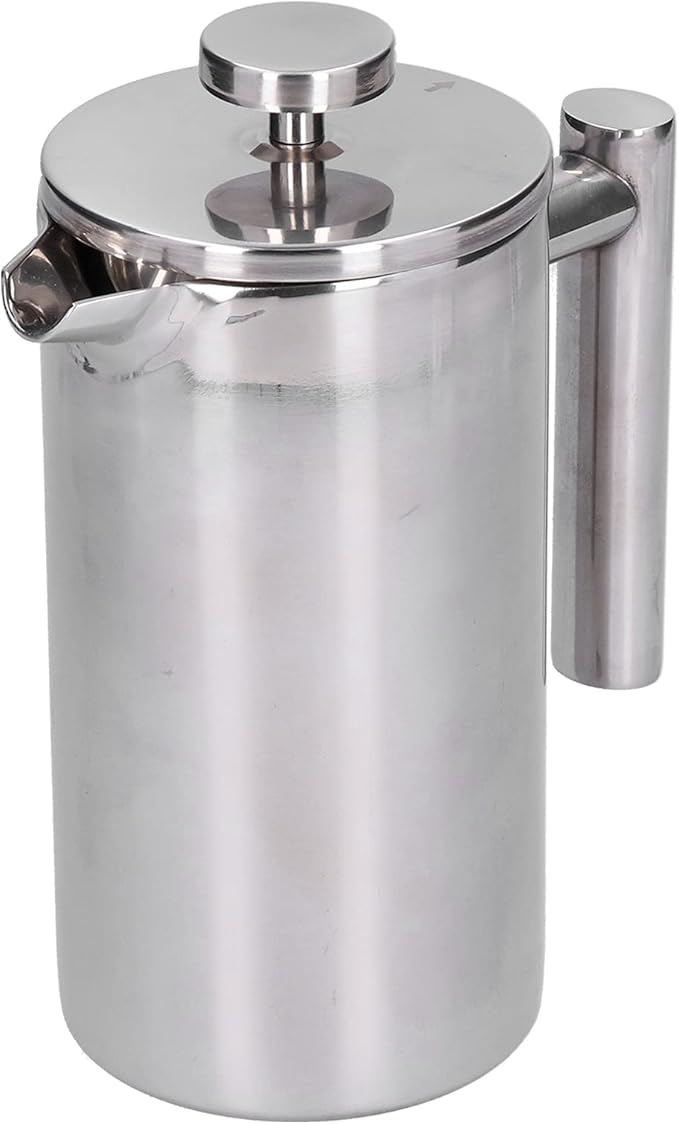 French Press Coffee Maker Stainless Steel French Press Coffee Press Coffee Maker Camping Coffee Press Manual Coffee Pot for Home Office (800ml)
