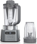 High-Speed Blender: 1500W Auto-iQ Twist Tamper for Smoothies &amp Nutrient ExtractionFrozen Drinks &amp Spreads with Hybrid-Edge Blades