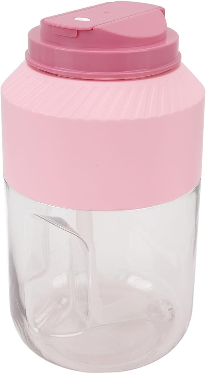 Alomejor Portable Blender 1L Rechargeable Cordless Blender Cup with 18000 RPM Motor for Travel Gym and Outdoor Smoothies (Pink)