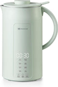 MOKKOM Nut Milk Maker 42oz Automatic Almond Milk Machine for Homemade Plant-Based Milk Oats Soy Dairy Free Beverages Soy Milk Maker with Delay Start/Keep Warm/Self-Cleaning/Boiling Green