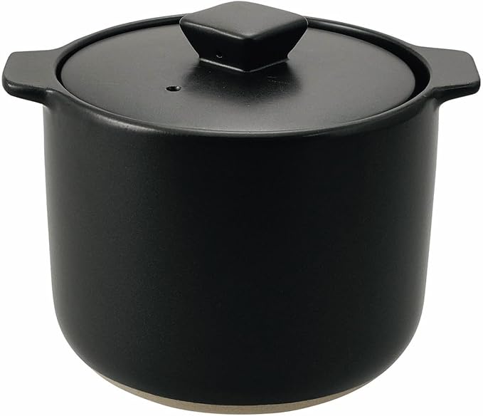 Kakuse Delicius DEL-22 Rice Pot 2 Cookers For 1-2 People Includes Inner Lid Microwave Safe Direct Fire Compatible