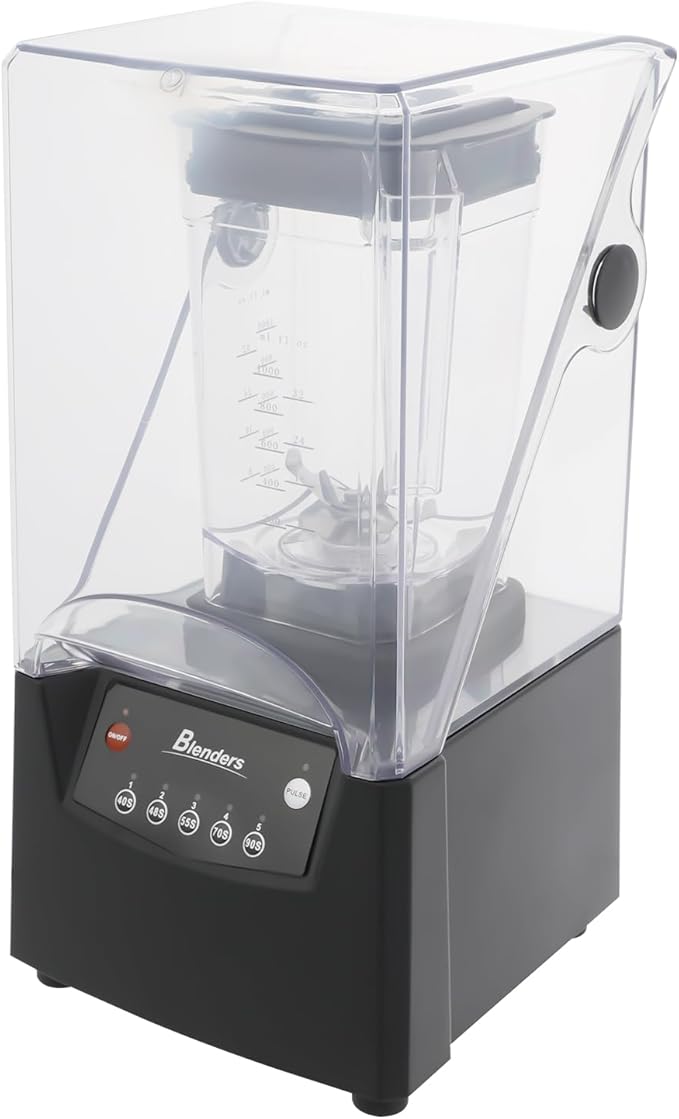 Countertop Blenders1.8l Commercial Soundproof Smoothie Blender MachineFruit Juicer Maker Mixer With CoverSoundproof DesignEasy To OperateFor Making SmoothiesJuicesSmoothie Drinks