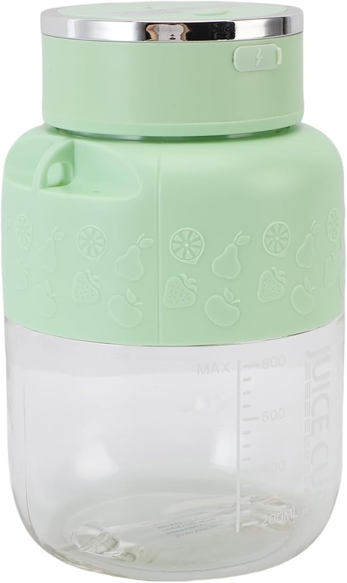 Electrical Sample Cup Multifunctional Portable Blender Rechargeable Travel in the Office Gym (Green)